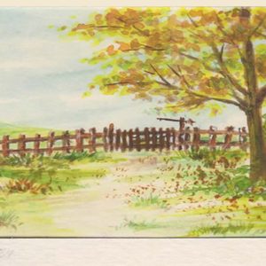 Fence Through a Golden Field
